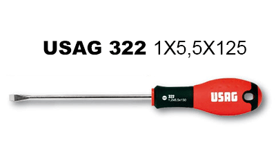 Giravite a intaglio USAG  mm.1x5.5x125 (piatto/spaccato)