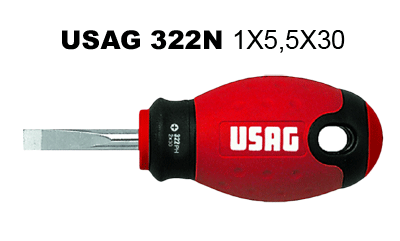 Cacciavite Mignon USAG ad intaglio 1x5.5x30 (piatto/spaccato