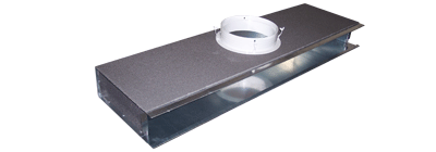 Plenum Isolato per diffusore Lineare SOLID cm.100-2feritoie