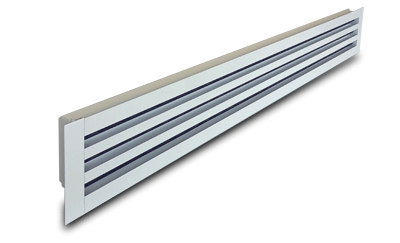 Diffusore Lineare SOLID Bianco 3 feritoie cm.100 ext.154mm