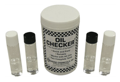 Test identificazione tipo olio circuito Frigo OIL CHECKER (4 fiale)