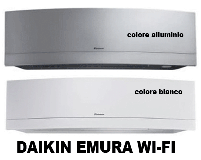 Unit Interna DAIKIN Multi EMURA WiFi 7k btu FTXJ20M-W/S R32
