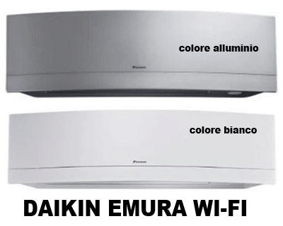 Unit Interna DAIKIN Multi EMURA wifi 12kbtu FTXJ35M-W/S R32